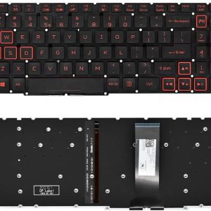 Laptop Keyboard for Acer Predator Helios 300 PH315-52 PH315-53 PH317-53 Acer Nitro 5 AN515-43 AN515-54 AN515-55 AN517-51 Nitro 7 AN715-51 LG05P_T90BAL US Layout Red backlight