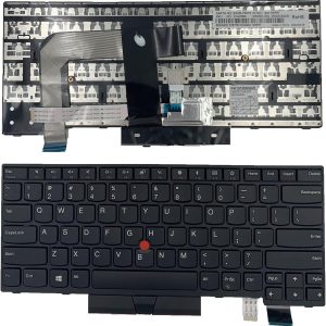 Laptop Keyboard for Lenovo IBM ThinkPad T470 T480 US Layout with Pointer Without Backlit
